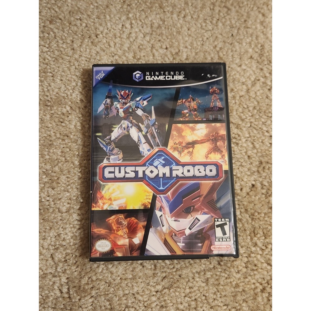 Custom Robo Nintendo GameCube Case + Manual NO GAME